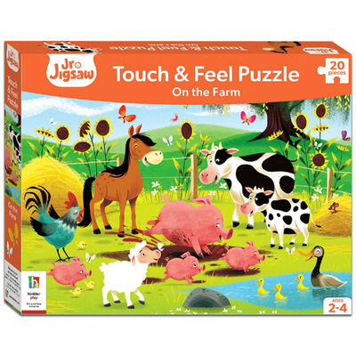 Junior Jigsaw Touch and Feel 20 Piece Jigsaw Puzzle: On the Farm image number 1
