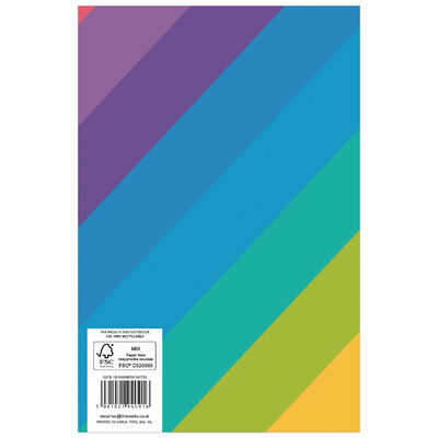A5 Casebound Rainbow Notes Notebook image number 2
