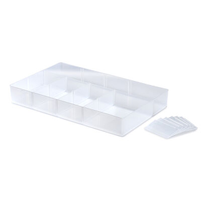 Whitefurze Allstore 5-10 Litre Clear Plastic Insert Tray image number 1