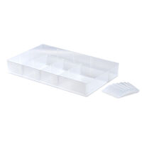 Whitefurze Allstore 5-10 Litre Clear Plastic Insert Tray