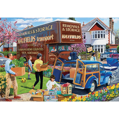 Moving Day 1000 Piece Jigsaw Puzzle image number 2
