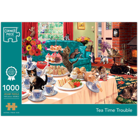 Tea Time Trouble 1000 Piece Jigsaw Puzzle