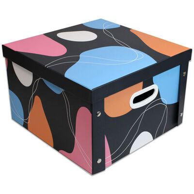 Abstract Collapsible Storage Box image number 1