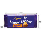 Cadbury Dairy Milk Whole Nut Chocolate Bar 120g &ndash; Happy Easter image number 2