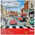 1960's High Street 1000 Piece Jigsaw Puzzle image number 1