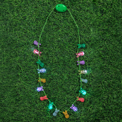 LED Easter Bunny Necklace image number 2