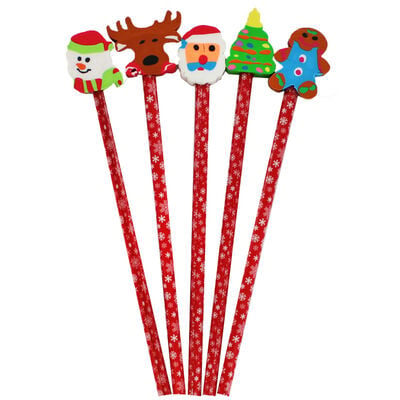 XMA20 5pk Pencil Toppers image number 2