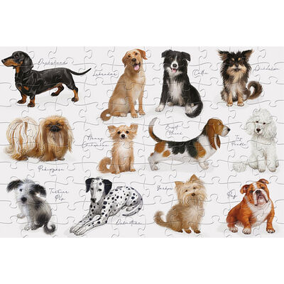 Patricia MacCarthy Dogs 100 Piece Jigsaw Puzzle image number 2