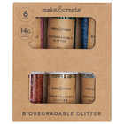 Biodegradable Glitter 14g: Pack of 6 image number 3