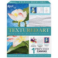 Textured Paint by Numbers Art Kit