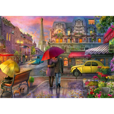 Paris In The Rain 500 Piece Jigsaw Puzzle image number 2
