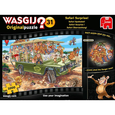 Wasgij Original 31 Safari Surprise 1000 Piece Puzzle image number 2