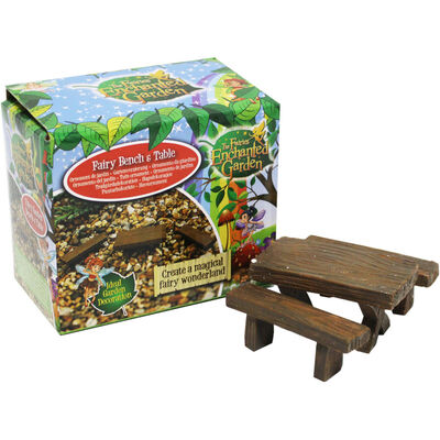 Fairy Bench and Table Garden Decoration image number 1