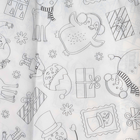 Colour Your Own Christmas Tablecloth