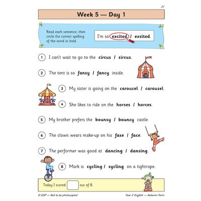 KS1 English Daily Practice Book: Year 2 Autumn Term image number 2