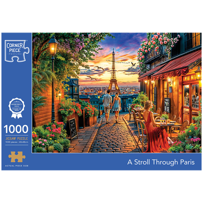 A Stroll Through Paris 1000 Piece Jigsaw Puzzle image number 1