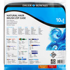 Natural Hair Brush Zip Case - 10 Pieces image number 4