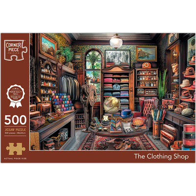 The Clothing Shop 500 Piece Jigsaw Puzzle image number 1