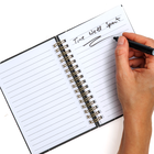 A6 Wiro Abstract Lines Notebook image number 2