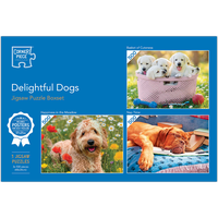 Delightful Dogs 3x500 Piece Jigsaw Puzzles