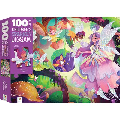 100 Piece Fairy Garden Jigsaw Puzzle image number 1