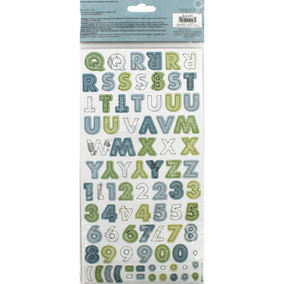 Winter Woodland Thick Alphabet Stickers - Pack Of 161 image number 3