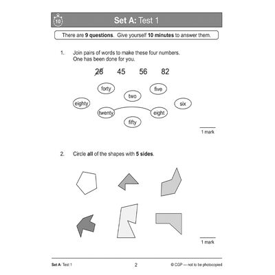 KS1 Maths SAT Buster: 10-Minute Tests image number 2
