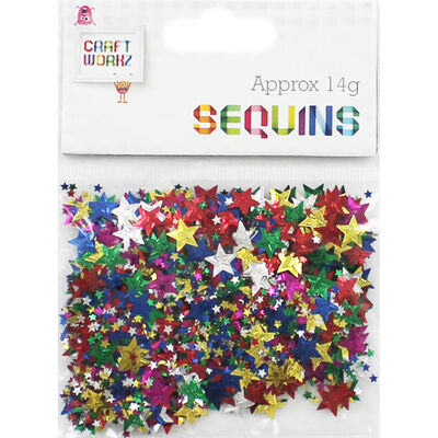 Bright Craft Sequins - Assorted image number 1