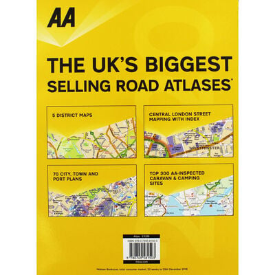 AA: Concise Road Atlas Britain 2020 image number 2