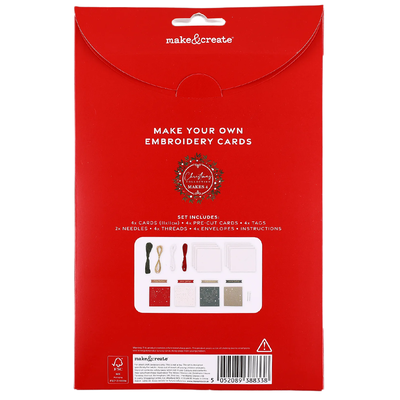 Christmas Robin Cross Stitch Card Set: Pack of 4 image number 4