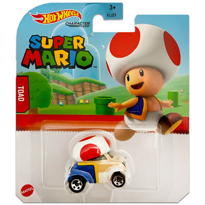 Hot Wheels Super Mario Diecast Character Car: Toad image number 1