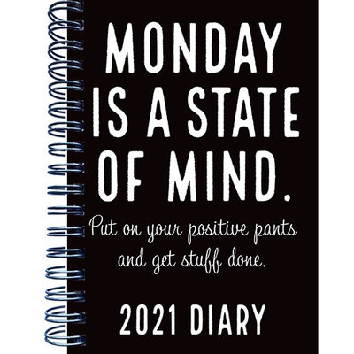 A5 Monday 2021 Week To View Diary image number 1
