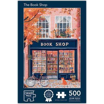 The Book Shop 500 Piece Jigsaw Puzzle image number 1