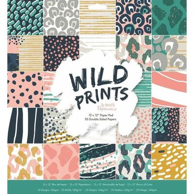 Wild Prints Paper Pad 12x12 Inch image number 1