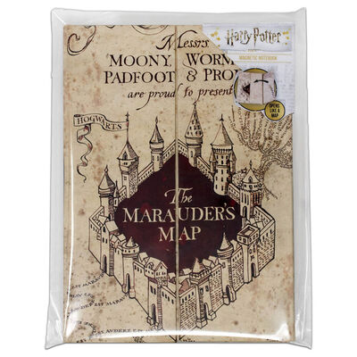 Interactive Marauders Map Online Harry Potter Marauders Map A5 Notebook From £6.00 | The Works