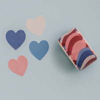 Individual Heart Sticker Roll: Pack of 100