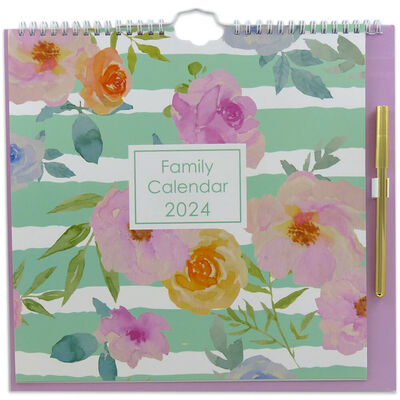 2024 Flower Family Calendar image number 1