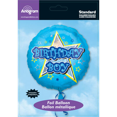 18 Inch Birthday Boy Helium Balloon image number 2