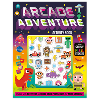 Arcade Adventure: Shiny Stickers Activity Book