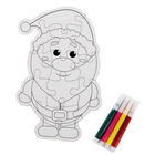Colour Your Own Christmas Jigsaw Puzzles: Assorted image number 2