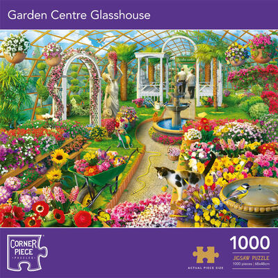 Garden Centre Glasshouse 1000 Piece Jigsaw Puzzle image number 1