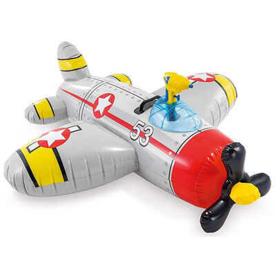 Intex Inflatable Ride On Water Gun Aeroplane Pool Float image number 3