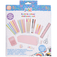 Jotz! Back to School Stationery Set: 27 Piece Pastel Set