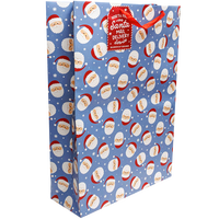 Santa Face Jumbo Gift Bag