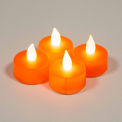 Halloween LED Tealights: Pack of 4 image number 2