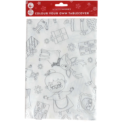 Colour Your Own Christmas Tablecloth image number 1