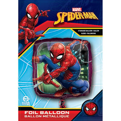 18 Inch Square Spiderman Helium Balloon image number 2
