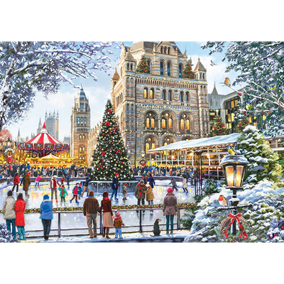 Ice Skating 500 Piece Jigsaw Puzzle image number 2