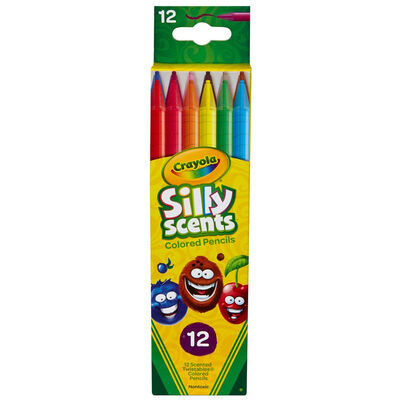 Crayola Silly Scents Twistable Coloured Pencils image number 1