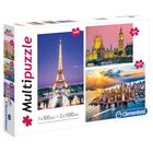 Famous Landscapes 3-in-1 Jigsaw Puzzle image number 1